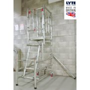 LytePod LP15 Podium Steps with Side Rails - up to 1.475m Platform Height